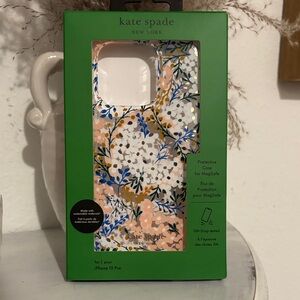Kate Spade Floral iPhone 15 Pro Case